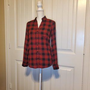 THE LIMITED Button Up Top with Convertible Sleeves